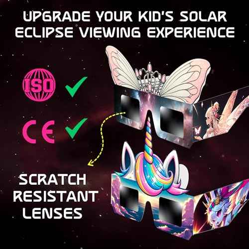 Solar Eclipse Glasses AAS Approved 2025 - [25 Pack] Trusted for Direct Solar Eclipse Viewing - ISO 12312-2 & CE Certified