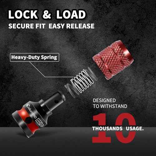 2PCS Impact Wrench Adapters, 3/8¡± square Drive to 1/4¡± Hex Shank Converter, Quick Change Bit Holder Adapter for Impact Wrench, Ratchet Wrench