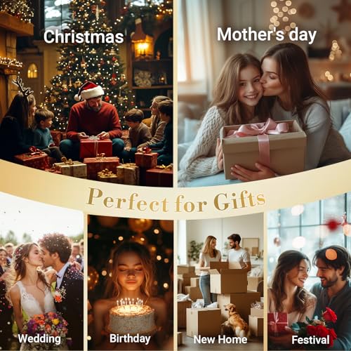 Marycele Candle Warmer Lamp with Timer Dimmer, Christmas Birthday Gifts for Mom Women Sister Her, House Warming Gifts, Thanksgiving Decorations for Office Room Home Decor, Clear Adjustable Wax Warmer