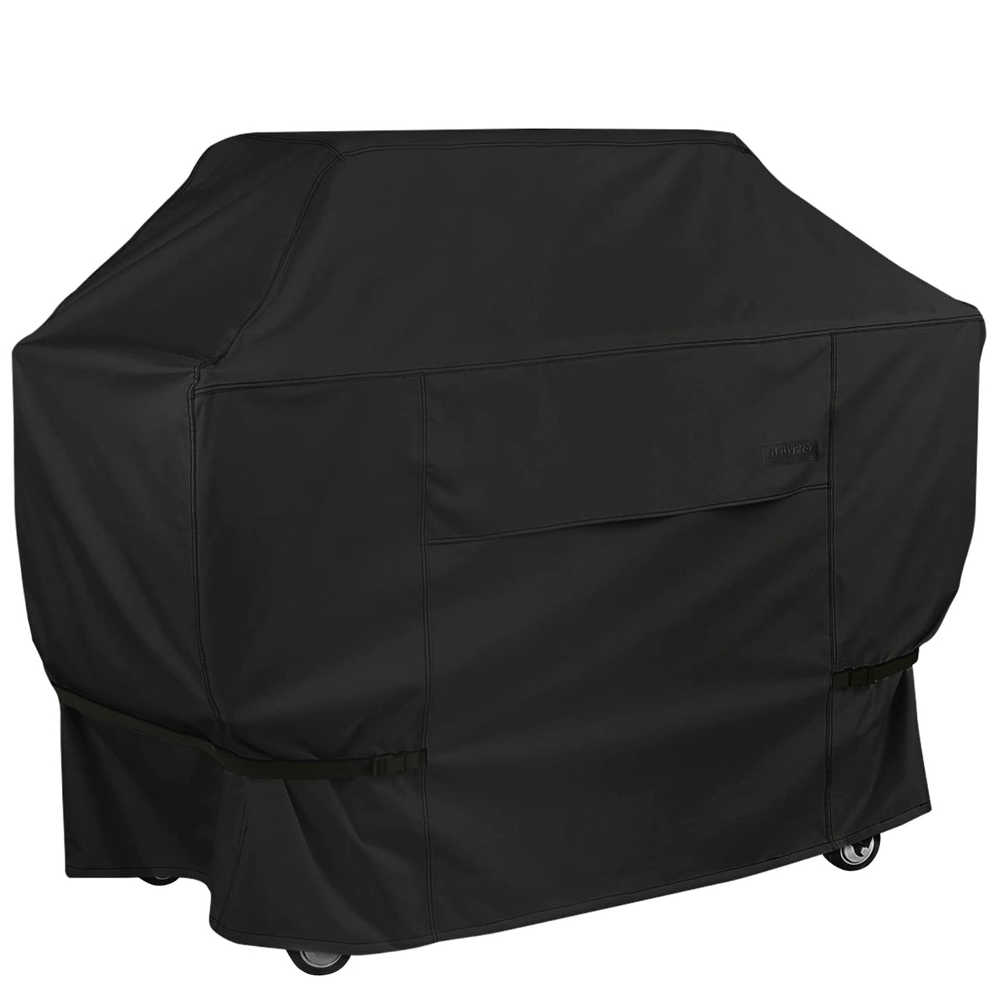 NettyPro Grill Cover Heavy Duty Waterproof 56 inch, Outdoor 2-3 Burners Gas BBQ Cover for Outside Weber, Char-Broil, Brinkmann, Nexgrill Barbecue, Black