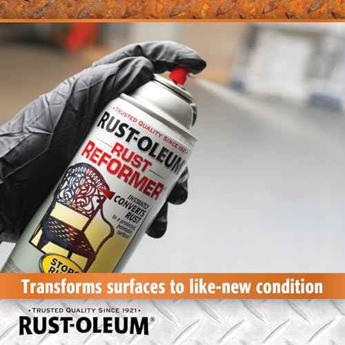 Rust-Oleum 215215 Stops Rust Rust Reformer Spray, 10.25 oz, Black