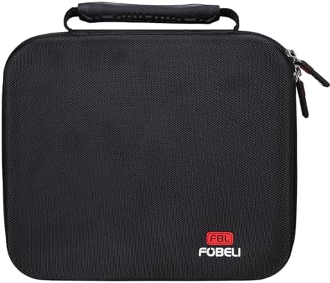 FBLFOBELI Hard Storage Case Compatible with OMRON Platinum BP5450/10 Series BP7450/Gold BP5350/7 Series BP7350 Blood Pressure Monitor with Upper Arm Cuff, Case Only (Black)