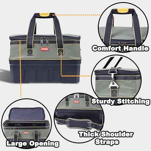 Tool Box, Innovative design with half plastic and half fabric, convenient for Tool storage and Portable tool box