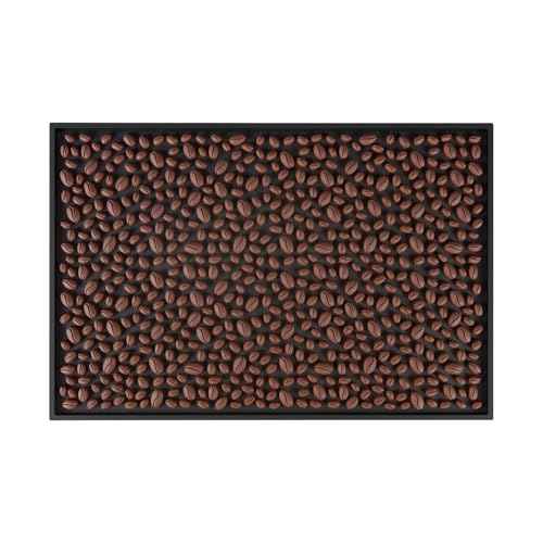 Bar Mats 18"x12" Small Black, Countertop Coffee Mat for Home Bar, Service Spill Mat for Cocktail Bartender Kitchen, PVC Counter Top Cup Glasses Dish Drying Mat, Hairdressing tool protective pad