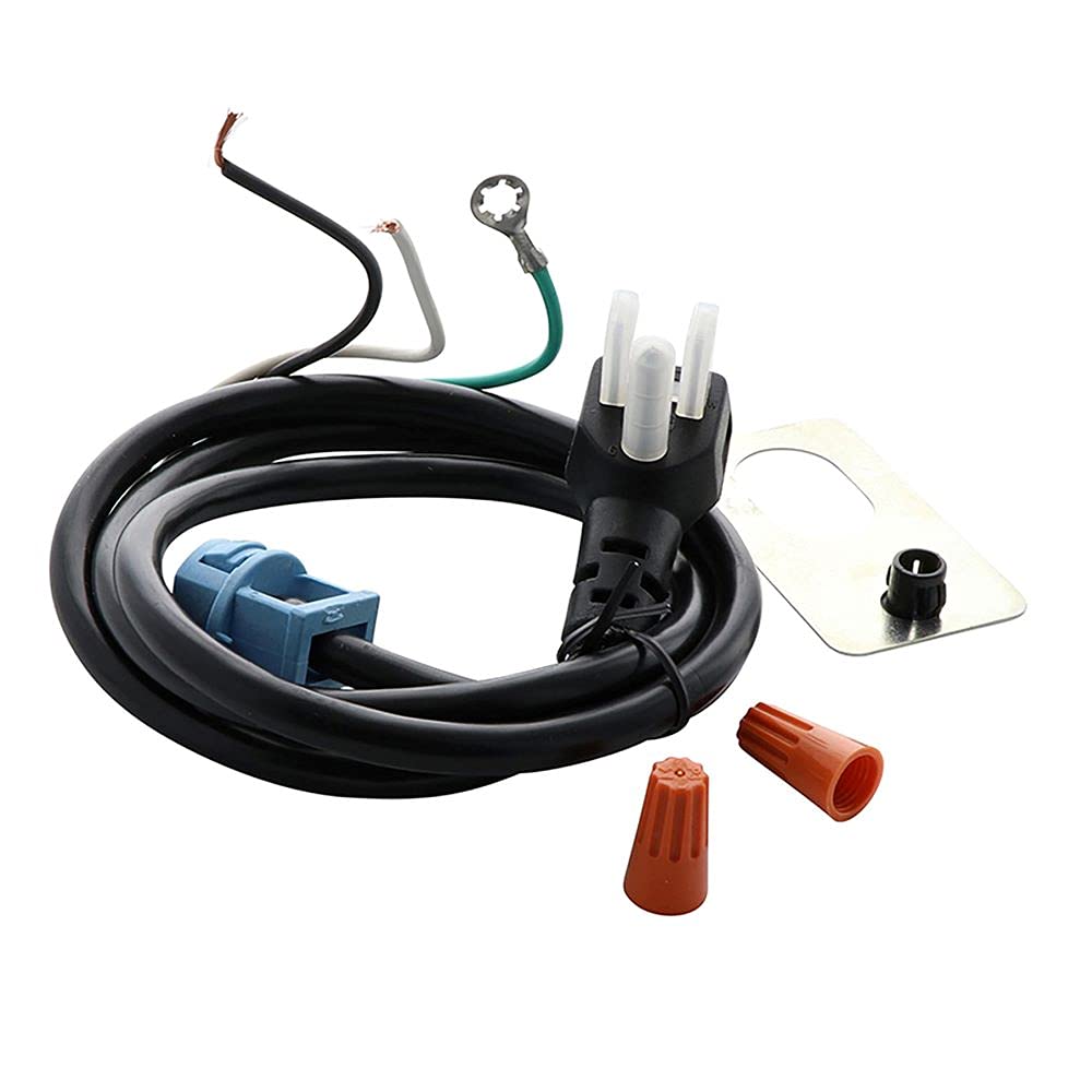 Kitchen Basics 101 HCK44 Power Cord Kit, Compatible with Broan, Whirlpool W10831110, HOODPT2R, Kenmore (Genuine Part) 5094, 5104, 5134, 5164, 5184, 5324, 5334, 5128, 5139, 5141, 5129, 5126, 5135 5140