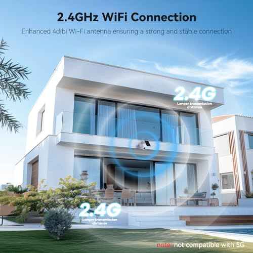 Solar Camera Outdoor Wireless, 2K Color Night Vision, Security Cameras Wireless Outdoor with 360¡ÆView, Battery Powered, 2.4GHz WiFi, Instant Alerts, IP65