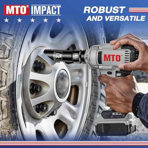 2 Pieces 1" Female to 3/4" Male Impact Socket Adapter,1" Drive Impact Socket Reducer Set, Chrome Molybdenum Alloy Steel