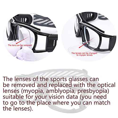 Sports Glasses Goggles for Men Basketball Anti Fog Protective Goggles
