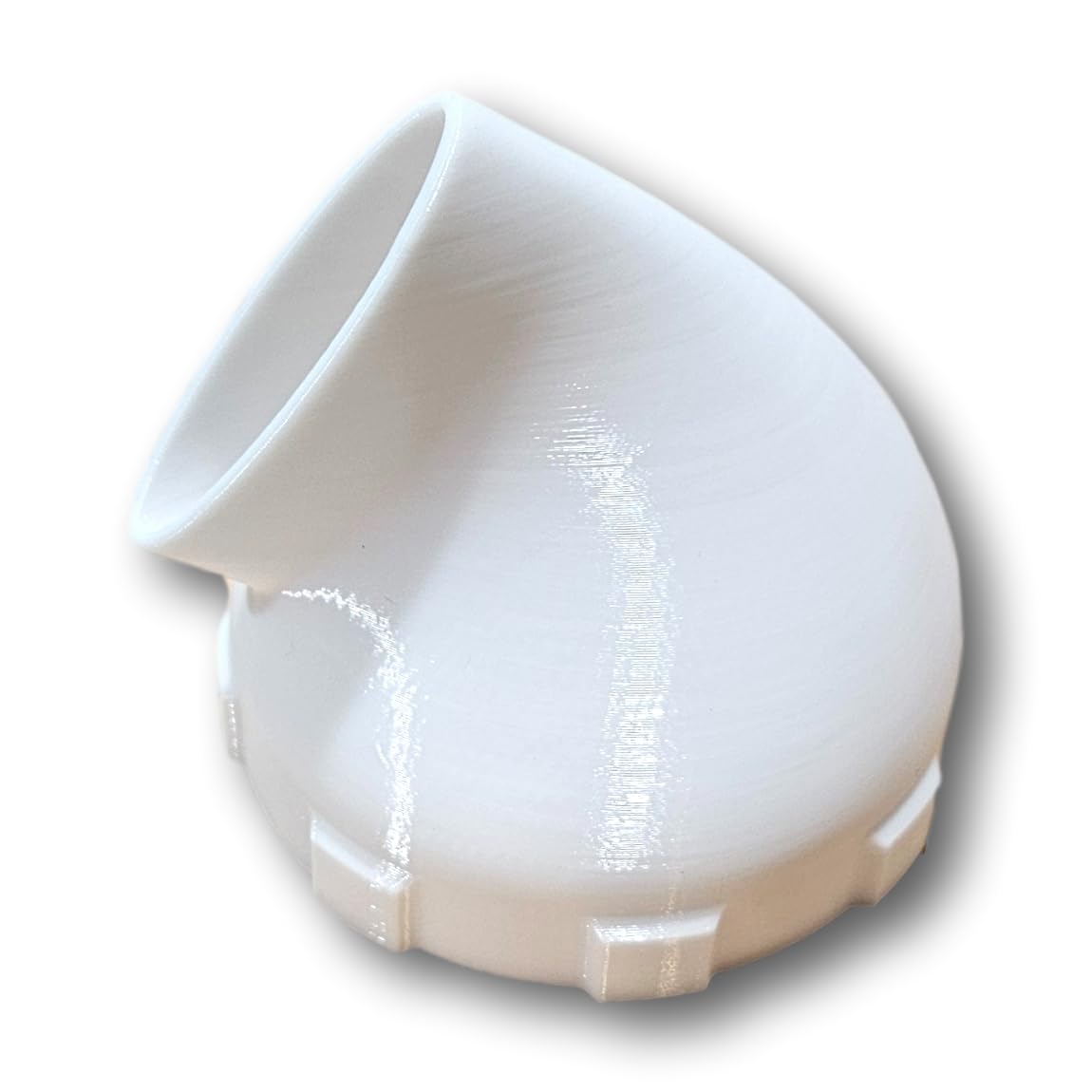 SpeedFreakCNC Enhanced Angled Jet Nozzle Compatible with Intex Bestway Pools Using 3-3/16" Diameter 11070 Connector for 1.25" Hose