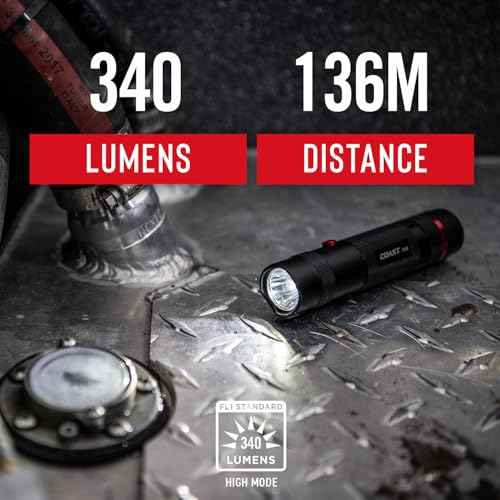 COAST PX20 Dual Color 400 Lumen LED Flashlight