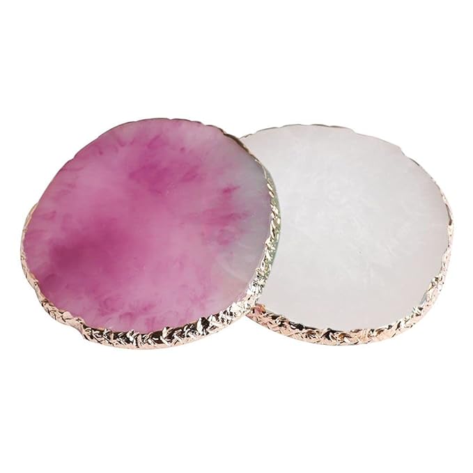 2 Pcs Resin Nail Art Palette, Nails Art Painting Mixed Color Palettes Gold Edge Nail Holder Nails Art Display Board Easter Gifts for Women Easter Basket Stuffers
