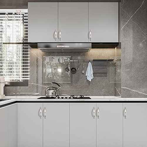 Asidrama 25 Pack 3 Inch(76mm) Brushed Satin Nickel Kitchen Cabinet Handles, Cabinet Pulls Kitchen Cabinet Hardware for Cupboard Drawer Pulls