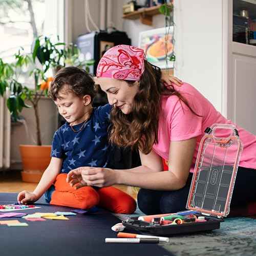 Keter Stacking and Rolling, Heavy Duty DIY Half Organiser Tool Storage