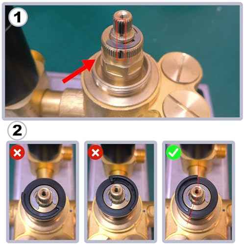 ¡¼For BEFORE July, 2022¡½ HOMEDEC 2/3/4/5 Way Shower Diverter Temperature Cartridge Replacement