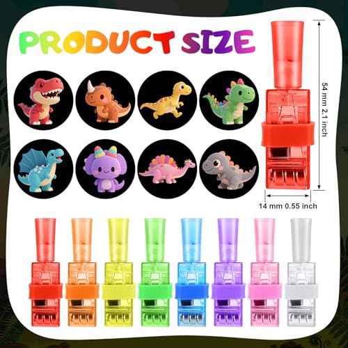 40 Pack Dinosaur Party Favors£¬Dinosaur LED Light Up Finger Lights Glow in the Dark Finger Flashlights Bulk for Kids Girls Boy Classroom Prizes Birthday Christmas Stocking Stuffers Gifts Party Favors