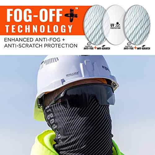 Ergodyne Skullerz AEGIR Anti Scratch Safety Glasses, Anti-Fog, ANSI z87.1