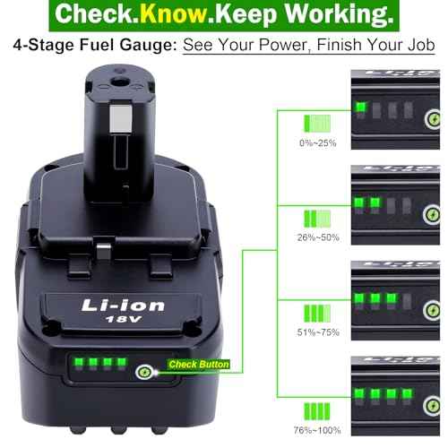 2-Pack Upgraded 7000mAh Replacement for Ryobi Battery 18V P108 P189 P190 P197 P107 P105 P102 PBP002 PBP003 PBP005, Compatible with Ryobi One Plus18V Weed Wacker Edger Blower Saw Drill Tools Battery