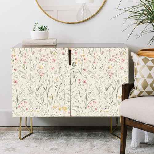 Peel and Stick Wallpaper for Home Decoration Kitchen Field of Dreams Wallpaper Removable Vinyl Self Adhesive Shelf Paper & Drawer Liner Roll House, Workshop & Office 17.3" x 118" SM-579-3
