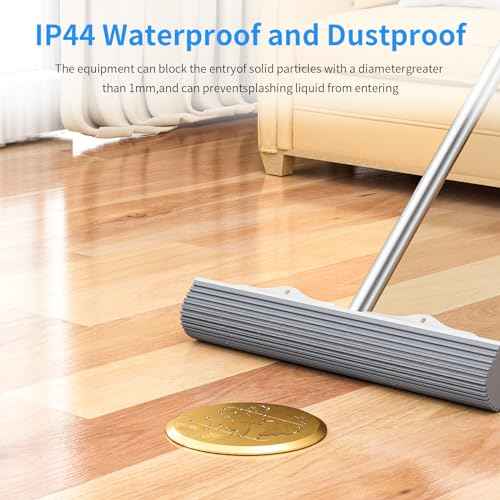 Floor Outlet 20A Pop up Outlet with 25W USB C & USB A, Floor Outlet with 2 AC Outlets Compatible with High-Power Appliances,Update The Soft Pop Make It More Stable and Smooth