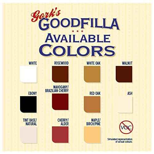 GoodFIlla Maple Beech Pine, 4 oz, Wood and Grain Filler powder, Stainable, Paintable, Sandable, Versatile | Zero Waste