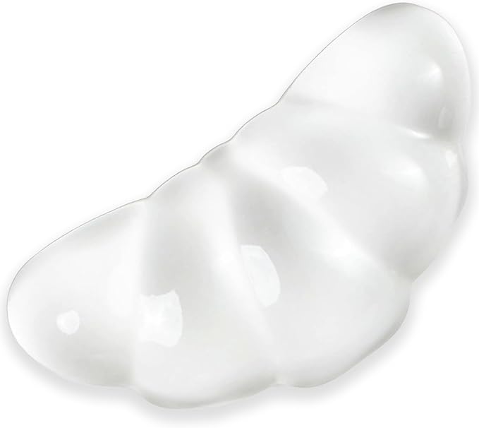 Gel Wrist Rest for Keyboard and Mouse Transparent White Bread Elbow Pad Cushion Ergonomic Cute Clear Cool Croissant Mouse Wrist Pad Support Silicone Non-Slip Computer Gaming Home Office Hand Pillow