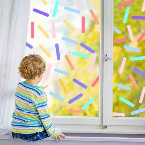 AOWDIAO 300 Pcs Confetti Wall Decals - Peel and Stick Sprinkle Vinyl Stickers for Kids Bedroom, Nursery & Party Decor
