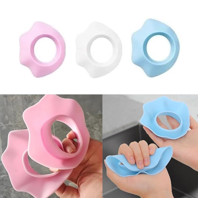 6 Pack Waterproof Face Wash Wristbands Silicone Arm Wrist Towels Arm Water Guards Spa Wash Band Wrist Bands for Washing Face Girls Kids Children Prevent Water from Spilling Down Your Arms