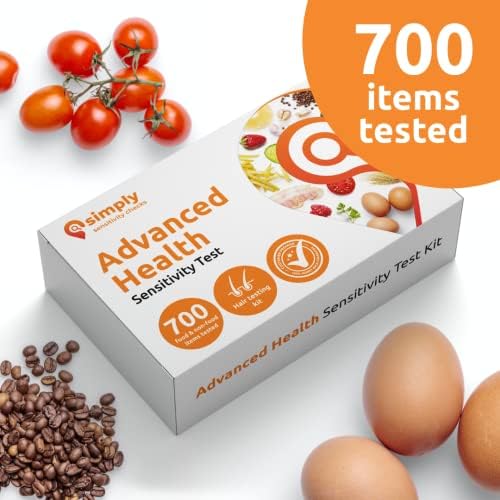 700+ Items Food Sensitivity Test Kit for Adults – Foods & Non-Foods, Including Lactose, Gluten, Vitamins, Minerals, Gut Health & More – at-Home Food Intolerance Test Kit