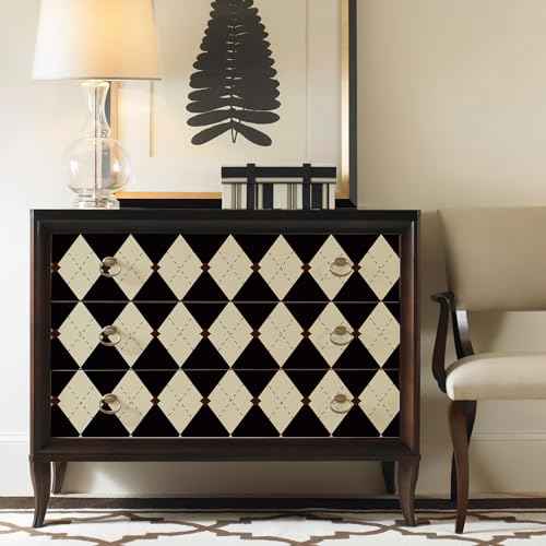 Simon&Siff Retro Checkered Peel and Stick Wallpaper Black and White Wallpaper Vintage Plaid British Geometric Wall Paper for Bathroom Kitchen Cabinet Contact Paper 17.3"x78"