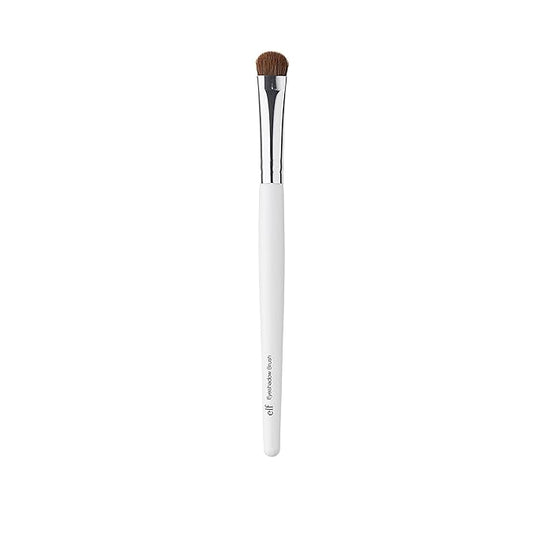 e.l.f. Small Eyeshadow Brush, Makeup Brush For Eye Contouring & Blending, Curved Design, Made With Synthetic Bristles, Vegan & Cruelty-Free