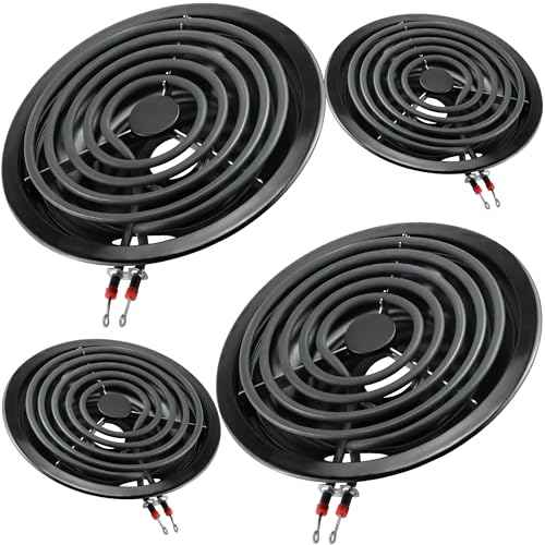 Stove Burner Pan Kit 5304430149(6")5304430150(8")&Electric Stove Burners Kit MP15YA(6") MP21YA(8") Compatible for Frigi-daire Ken-more Electric Range Stove Replaces 318067041 318067051 by MIFLUS