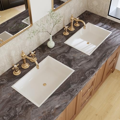 CRE8TIVE Matte Brown Marble Contact Paper for Countertops Waterproof Peel and Stick Slate Marble Wallpaper for Kitchen Countertop Contact Paper 12"x80" Adhesive Vinyl Wrap for Bathroom Desks Furniture