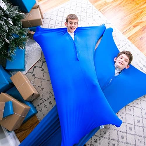 Harkla Body Sock - Sensory Socks for Kids - Stretchable Sack to Help Kids Relax and Focus - Easy to Wash Breathable Sensory Full Body Sock for Children - Small 40" x 27"