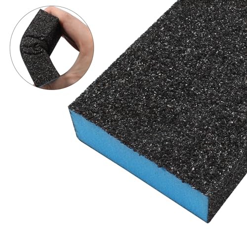 36 Grit Sanding Blocks, 8 Pcs Coarse Sandpaper Sponge Washable and Reusable Sanding Sponges for Wood, Metal, Drywall, Sheetrock