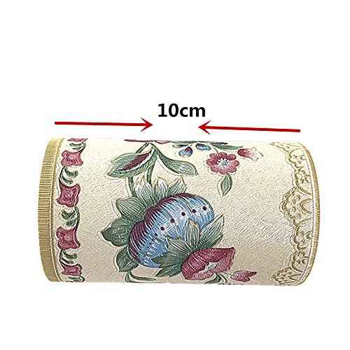 Simplemuji 5 Meters Light Yellow Lantern Flower Self-Adhesive Wallpaper Border PVC Wall Covering Borders Bathroom Kitchen Tiles Decor Sticker