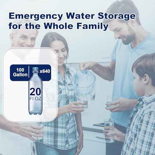 Godwolf Bathtub Drinking Water Bladder, Emergency Water Storage Bladder 100 Gallon, Food-Grade Tub Water Storage Bag BPA Free, Disaster and Hurricane Survival