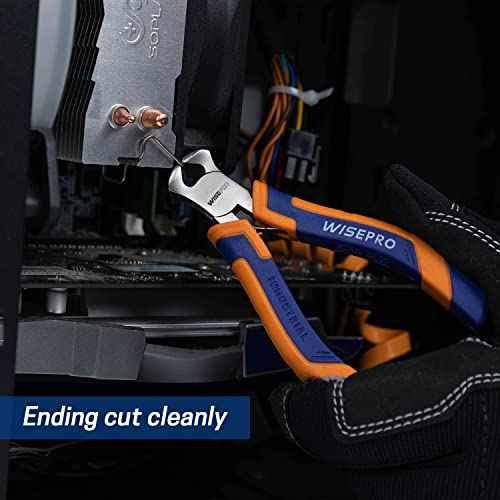4.2 Inch Mini End Cutting Pliers, Precision End Nippers, Nail Puller Tool for Zipper Install Stops Repair