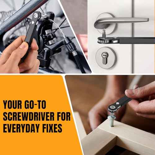 12-IN-1 Ratcheting Screwdriver Set - Mini Right Angle Offset Screwdriver with 10 Essential Bits and Magnetic Adapter - Perfect for Tight Spaces and DIY Projects