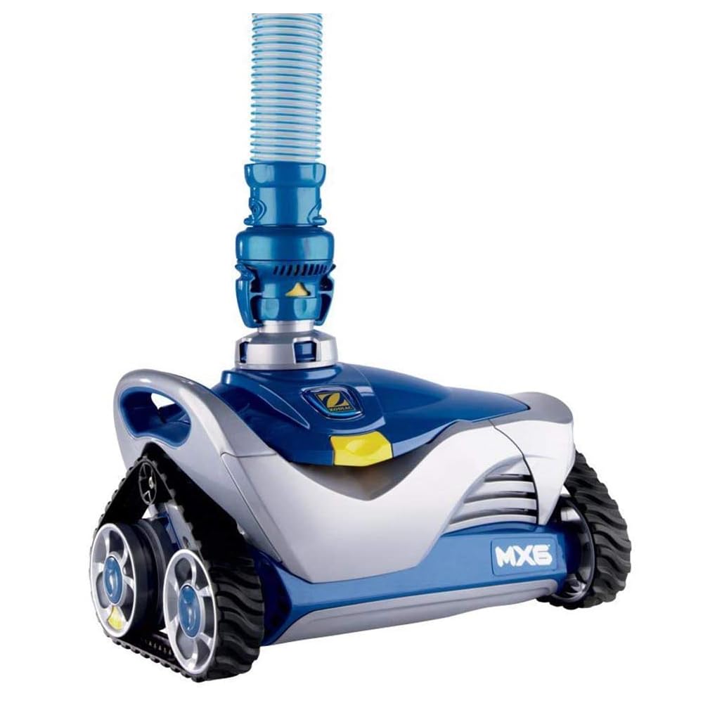 Zodiac MX6 Suction-Side In-Ground Pool Cleaner with Zodiac Cyclonic Leaf Canister, Cyclonic Suction and X-Trax for Extreme Maneuverability