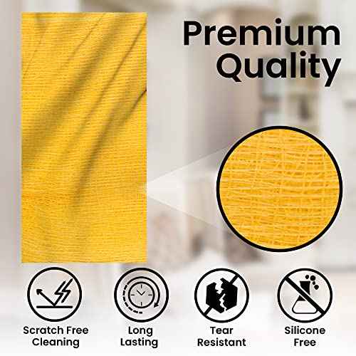 Tack Cloths - 6 Pcs, Remove Dust, Sanding Particles, Clean & Polish, Ideal for Woodworking & Painting, 18x36 (6)
