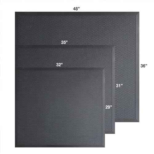 Rubber-Cal Playground Slide Landing Mat - 29" x 32"