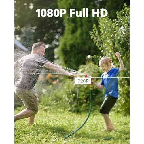 ANNKE 1080p HD-TVI Security Surveillance Camera for Home CCTV System, 2MP Bullet BNC Camera with 100 ft Super Night Vision, IP66 Surveillance Weatherproof Add?on Wired Cam