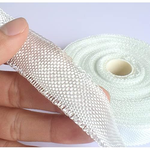 Fiberglass Cloth Tape | 6 oz | Glass Fiber Mesh Joint Tape ??Repair and Reinforcement Heat Insulation E-Glass Size 1 inches Wide, 33 Yards (2.5cm x 30m