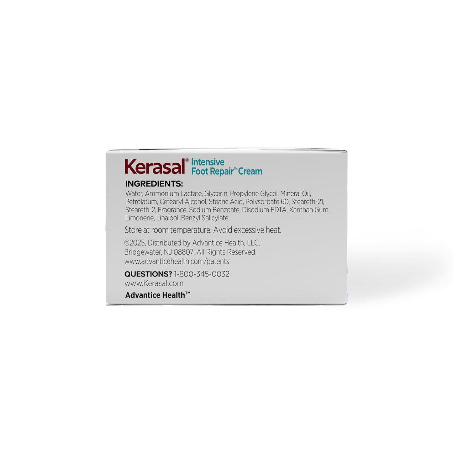 Kerasal Intensive Foot Repair Cream with Lactic Acid, Lavender, & Eucalyptus, 4 oz