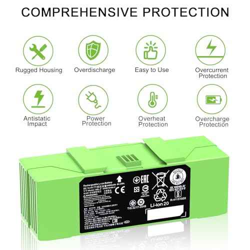 Dentsing ABL-F Battery for iRobot Roomba i7 i7+ j7 j7+ 7158 7150 7550 7558 i3 i3+ 3150 i4 i4+ 4150 i8 and e5 e6 e5150 e6198 Replacement Battery for Roomba i & e & j Series 4460mAh 14.4V