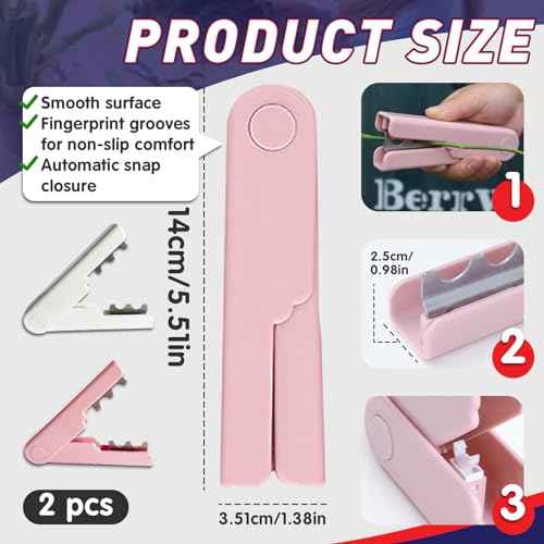 2 Pcs Rose Thorn Stripper Tool - Efficient Thorn Remover for Roses, Leaf Thorn Stripper, Flower Stem Cutter - Easy Rose Dethorner & Thorn Stripper Tool (Pink£¬White)