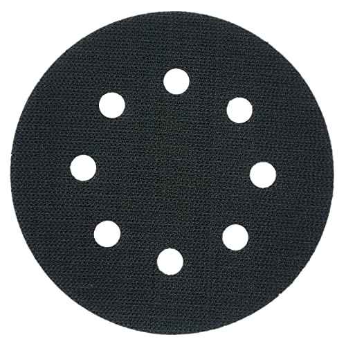 5 inch 8 Hole Premium Hook and Loop Pad Saver for Random Orbital Sanders Pads notably extends The Backing pad¢¥s Lifetime,Multi Hole Pad Protector (1 Pack)