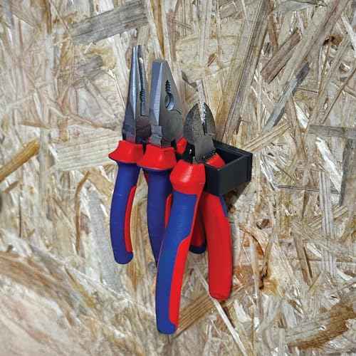 Stealthmounts Wall Hive System Triple Holder | 6 Pack | Mounts for Tools Storage | Made in The UK