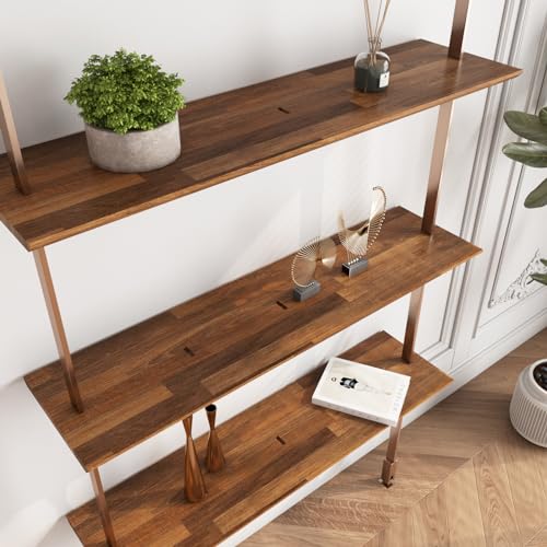 Livelynine Dark Butcher Block Contact Paper for Countertops Waterproof Wood Grain Wallpaper for Kitchen Countertop Laminate Sheets Self Adhesive Desk Vinyl Wrap Counter Top Covers for Table 15.8x78.8