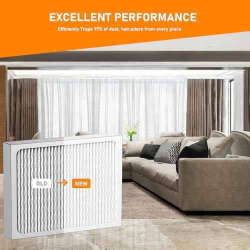 14 x 17.5 x1.75 MERV 13 Replacement Dehumidifier Filter Compatible with Santa Fe Advance90, Advance100, Advance120, Advance2, Honeywell DR90 & DR120 Dehumidifier Models, Pack of 4